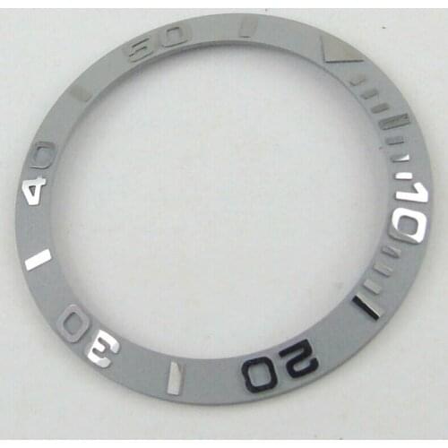 New 39.8mm Grey ceramic bezel insert for 43mm submariner mens watch