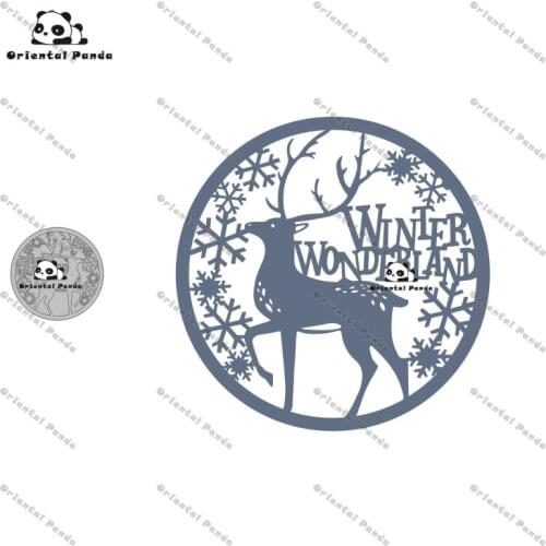 New Dies 2020 Christmas deer Metal Cutting Dies diy Dies photo album cutting dies Scrapbooking Stencil Die Cuts Card Making