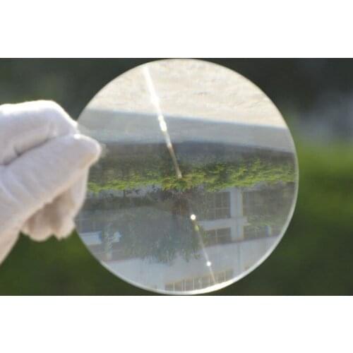 230mm Optical PMMA Plastic Solar Focus Fresnel Lens Plane Magnifying Glass Solar Condensing Lens Focal Length 110mm