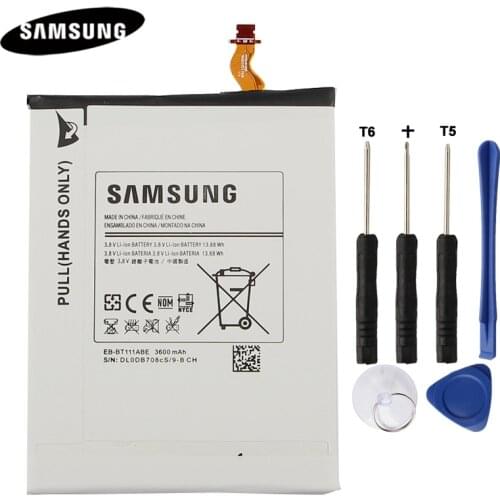 Original Tablet Battery EB-BT115ABC EB-BT116ABE For Samsung SM-T110 SM-T116 SM-T111 T115 EB-BT111ABE Authentic Battery 3600mAh