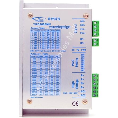 ORIGINAL YAKO Brand Stepper Motor Driver YKD2608MH INSTEAD YKC2608M-H