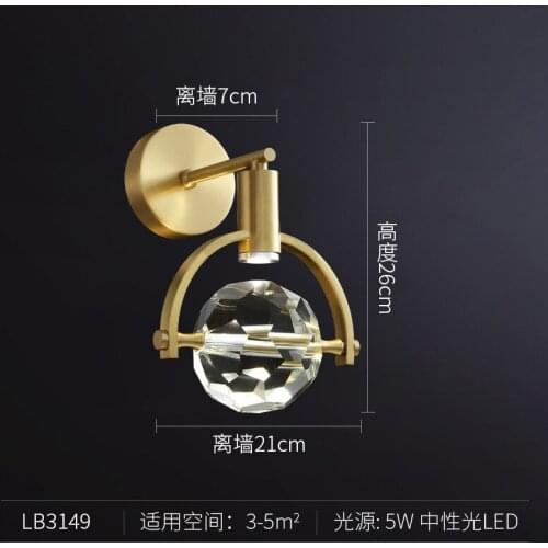 Wall lights Modern For Home Stairs Bedroom Bedside Bathroom Lighting Wall Lamp Led Aluminum Outdoor Up Down