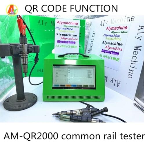 AM-QR1000 common rail injector QR code query tester system for BOSCH DENSO DELPHI VDO, common rail injector simulator tester