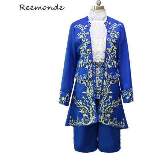 Hot Sale Fairy Tale Movie Beauty And The Beast Cosplay Costume Beast Prince Cosplay For Men Boys Halloween Fancy Dress Costumes