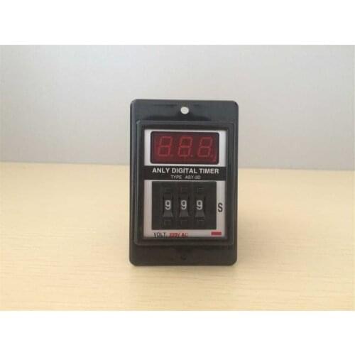 1pc ASY-3D Power ON Delay Timer Time Relay 8 Pin 1-999 Seconds 12VDC 24VDC 110VAC 220VAC