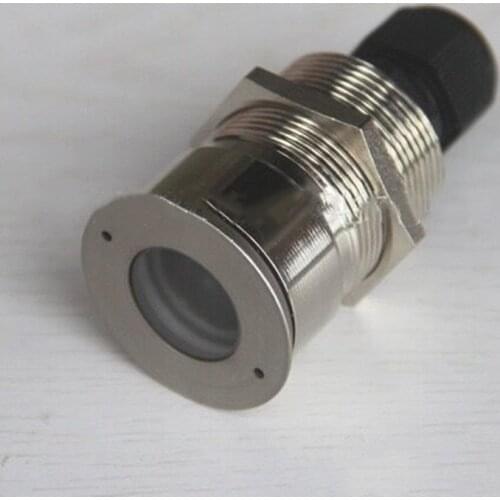 22mm(D) Metal End Fixture Fitting tail End Glow Fiber Optic Light cable Underground Lamp Corridor Floor Swim Pool Lighting Decor