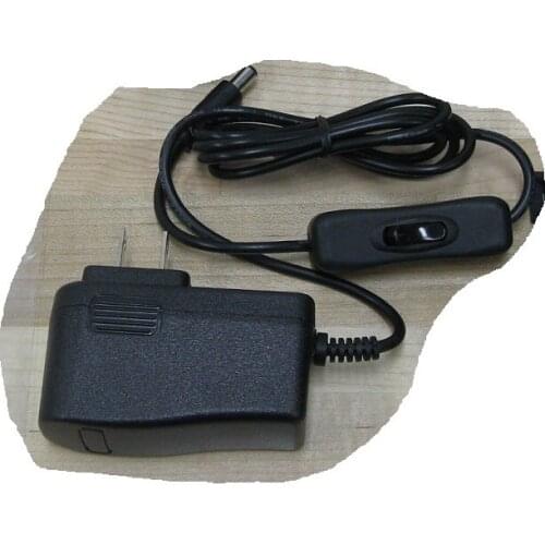 300 pcs Adapter 12V 500MA and DC Power Jack 5.5x2.1mm Male with ON/OFF Switch 100cm