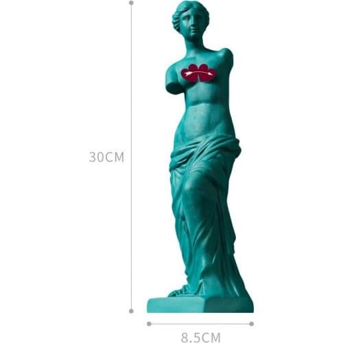 GODDESS VENUS BUST STATUE CERAMIC ART&CRAFT OFFICE CREATIVE DESKTOP DECORATION ROMAN MYTHOLOGY L2924