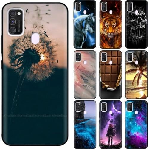 Case For Samsung M21 Case Cover 6.4" For Samsung Galaxy M21 TPU Soft Silicon For Galaxy M21 M 21 SM-M215FZGUSER m215 Back Cover