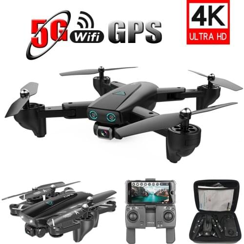Drone S167 Drones with 4K Adjustable Wide-Angle Camera Foldable Quadcopter Optical Flow Drone RC Helicopter VS SG901 XS816 E520S
