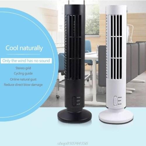 Creative Mini USB Vertical Bladeless Air Conditioner Handheld Portable Cooler Desktop Silent Cooling Tower Fan A20 21 Dropship