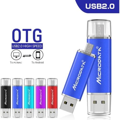 Metal OTG pen drive 64GB flash usb memory 8GB pendrive 16GB 32GB usb flash drive 128GB OTG cle usb stick pen gift