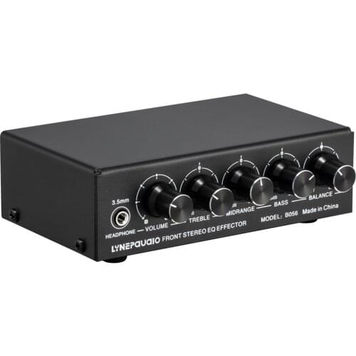Mini 3-Way High/Mid/Bass Microphone Audio Mixer Stereo Low-Noise Durable