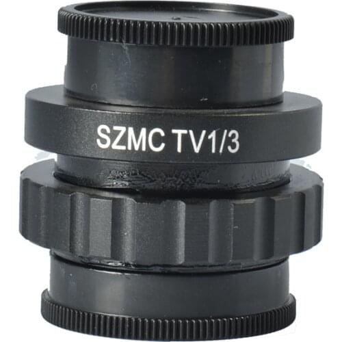 SZM 1/3 CTV Stereo Microscope Camera CCD Mounting Adapter