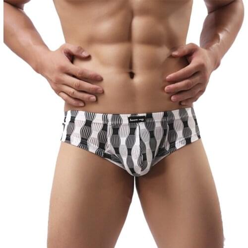 Men Mini Boxer Shorts Striped Mesh Transparent Penis Pouch Slip Panties Calzoncillo Hombre Gay Underwear Boxershorts Sexy Trunks