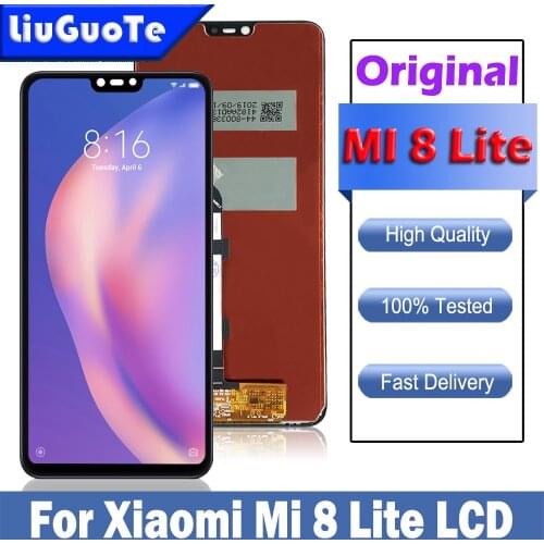 100% Tested 6.26'' Display Replacement For Xiaomi Mi 8 Lite LCD Touch Screen Digitizer Assembly For Xiaomi Mi8 Lite M1808D2TG