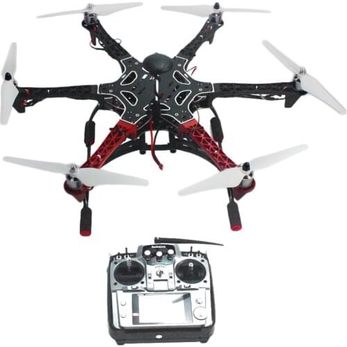 RC Aircraft Hexacopter Helicopter ARF Drone with AT10 TX/RX 550 Frame GPS APM2.8 Flight Controller No Battery F05114-AR