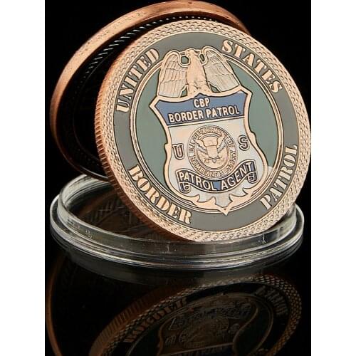 USA CBP Border Patrol Agent US Department of Homeland Security Bronze Challenge Coin