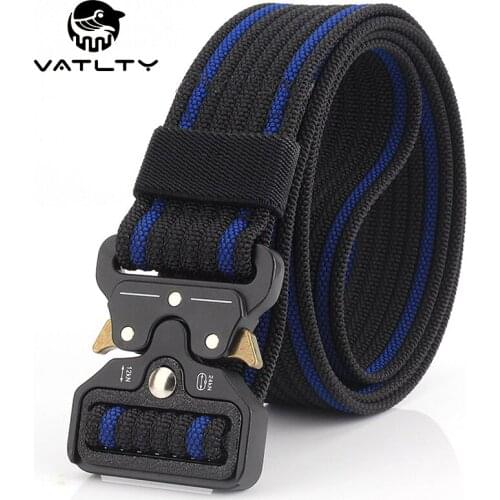 Convenient Non-Slip Military Belt Anti-Rust Alloy Buckle Army Tactical Belts For Men Tough And Strong Nylon Outdoor Work Belt
