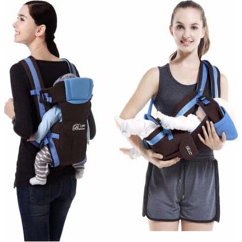 Newborn Infant Baby Convenient Wrap Sling Backpack Storage Bag Carrier Breathable Ergonomic Adjustable