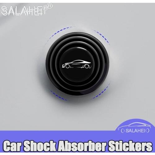 Universal Car Door Shock Absorber Stickers Gasket Car Trunk Sound Buffer Insulation Pad Shockproof Thickening Cushion Accessorie