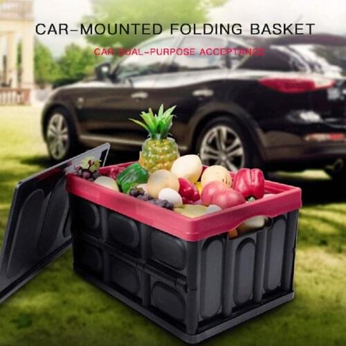 Universal Car Storage Organizer Trunk Collapsible Toys Food Storage Truck Cargo Container Bags Box Car Stowing Tidying New