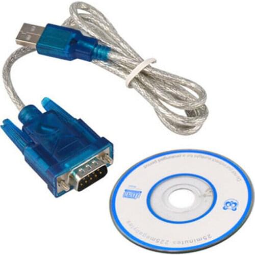 USB to RS232 Serial Port 9 Pin Male Cable Serial COM Port Adapter Convertor