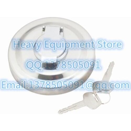 High Quality Fuel Tank Cap with 2 Keys For Komatsu Excavator Wheel Loader PC200-6 PC360-7 WA380-5 WA400-5 WA450 20Y-14-1116
