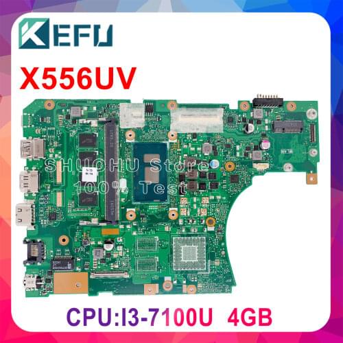 KEFU X556UV For ASUS X556U X556UJ X556UV X556UA X556UQ X556UQK Motherboard I5-6200U GT920M DDR4 4GB Tested 100% work original
