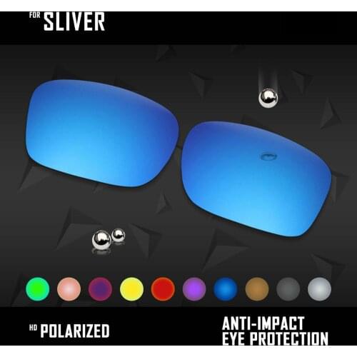 OOWLIT Lenses Replacements For Oakley Sliver OO9296 Sunglasses Polarized - Multi Colors