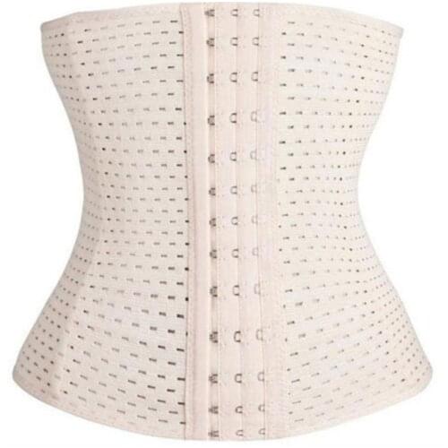 Women Waist Trainer Latex Cincher Girdles Shapewear Slimming Belt Body Shaper Fitness Corset Sheath Plus Size XXL