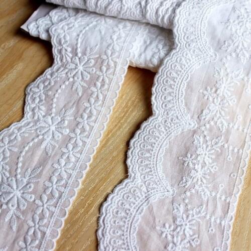 100% Cotton Lace Ribbons For Collar Trims Decoration DIY Dress Craft Material VQX143404