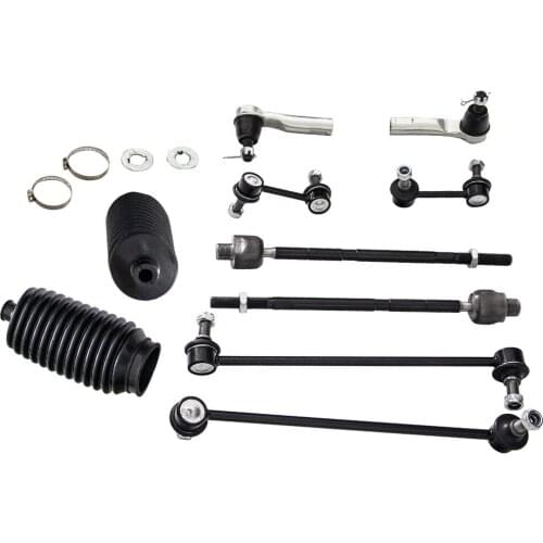 12 Pcs Suspension Kit Front Right Lower Control Arm for Honda CR-V 2007 - 2011 Front Sway Bar End Link Control Arm