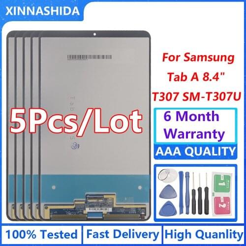 5pcs/lot For Samsung Tab A 8.4" 2020 SM-T307U T307 LCD Display Touch Screen Digitizer Assembly For Samsung Tab A 8.4 T307