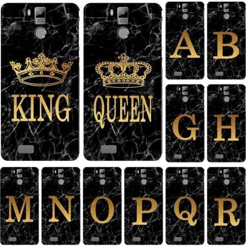 Phone Case for Oukitel K7 K9 K3 Pro Power WP5 Pro K6000 Pro U25 Pro Marble Golden alphabet background Soft Print Cover Fundas
