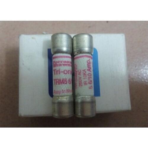 Free shipping 5pcs TRM 6 fuse 10X38 ceramic Tri-onic Ferraz French Roland genuine 6A