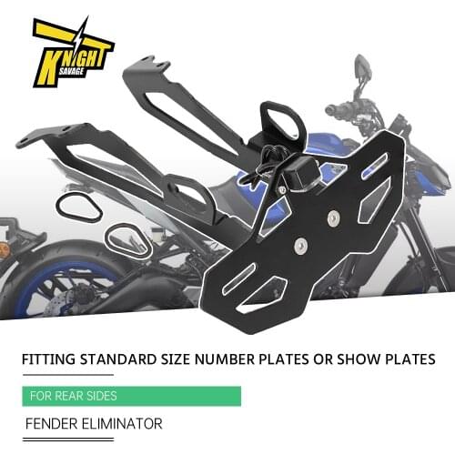 Fender Eliminator For YAMAHA MT Tracer 900 GT FJ 09 MT09 FJ09 2015-2021 Motorcylce License Plate Holder With LED Light Tail Tidy