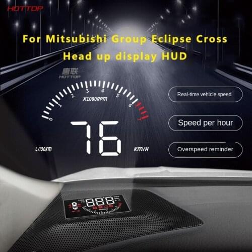 For Mitsubishi Group Eclipse Cross Car HUD Head-up Display Yi Ge Multi-Function HUD Projector Special Modification