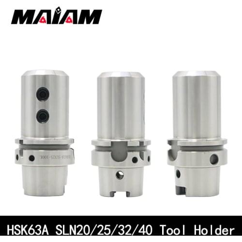 HSK HSK63A Side Fixed Tool Holder SLN SLN16 SLN20 SLN25 SLN32 U-drill lathe CNC machining center of milling engraving machine