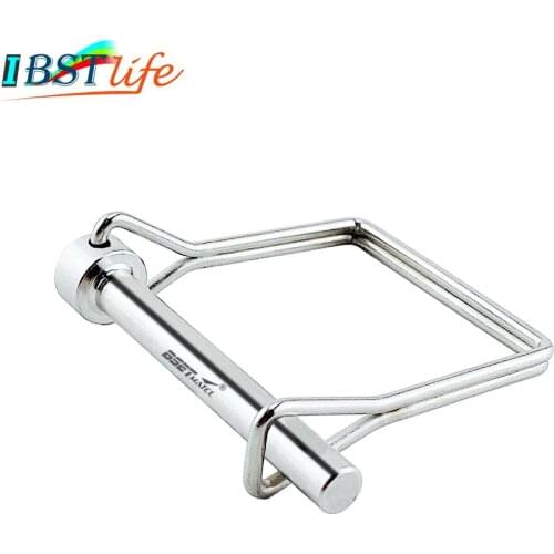 Stainless steel 316 Square Shaft Locking Lock Pin Safety Coupler Pin Retainer Farm Trailers Wagons Lawn Garden Auto Car Trailer