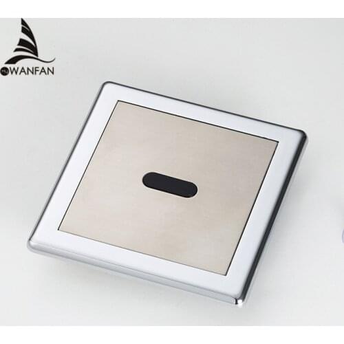 Sensor Urinal Brass Touchless Hygienic Water Saving Electronic Flusher Urine Hotel Automatic Inductive Toilet Flush Valve 8304