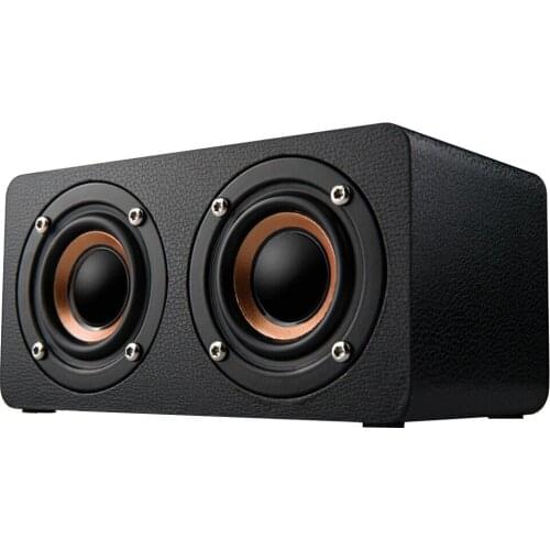 M5 Mini Wireless Bluetooth Speakers Protable Wooden Subwoofer Soundbar Stereo FM Speaker Home Use Music Player For Mobile Phone