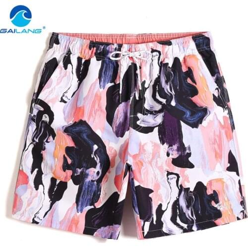 Gailang Brand Men Swimwear Swimming Boxer Trunks Quick Drying Boardshorts Square Cut Swim Surfing Brief Bermuda Man Swimsuits