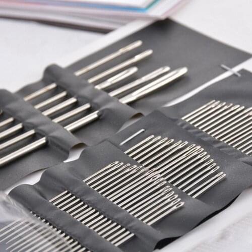5PCS Household Sewing Needle Set Mending Craft Hand Stitches Tools Household Different Sizes Sewing Accessories