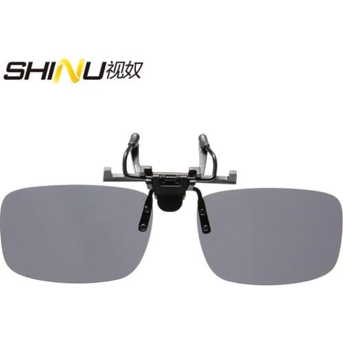 Wholesale Flip UpPolarized Sunglasses Women Men Clip On Sun Glasses UV400 Protection Goggle Yellow Lens Night Driving Eyeglasses
