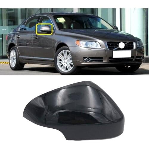 Roavia For Volvo S80 S80L 07-12 For S40 C30 C70 10-13 For V40 manual mirror Outside Rearview Mirror Cover Cap Lid Shell Hood