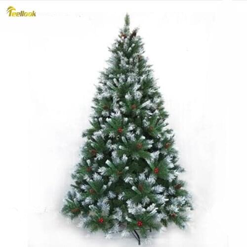Teellook 1.2m-3.0m Whitehead P Christmas Tree Christmas Hotel Shopping Mall Home Decorations