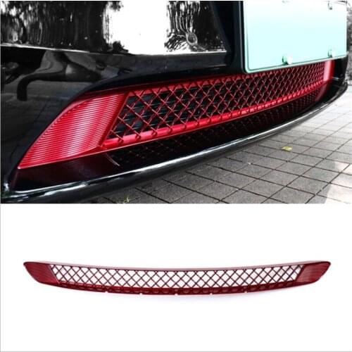 Car Front Bumper Lower Racing Grilles for Tesla Model 3 2017-2021 Insect-proof Net Mid-net Air Inlet Protection Modified
