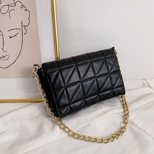 Luxury Branded Womens Shoulder Bags 2021 Designer Purses And Handbags Thick Chain Clutch Bags Ladies Famous Crossbody Bag