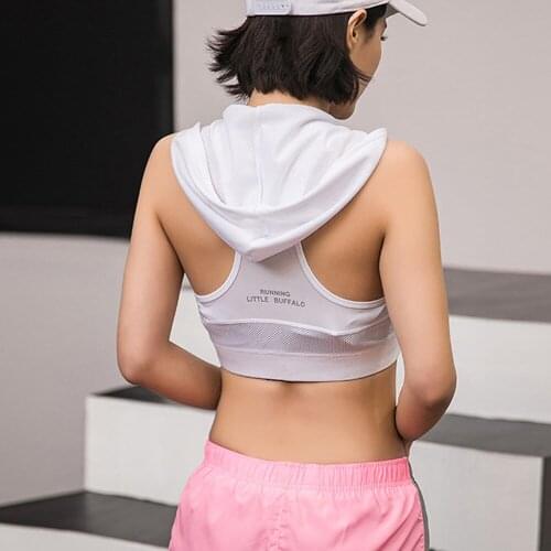 Workout With Hat Sports Top Gym Women Sport Shirt Fitness Women Tank Yoga Female Breathable Sport Shirts Sleeveless Running Top